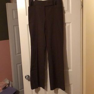 Brown straight leg pants